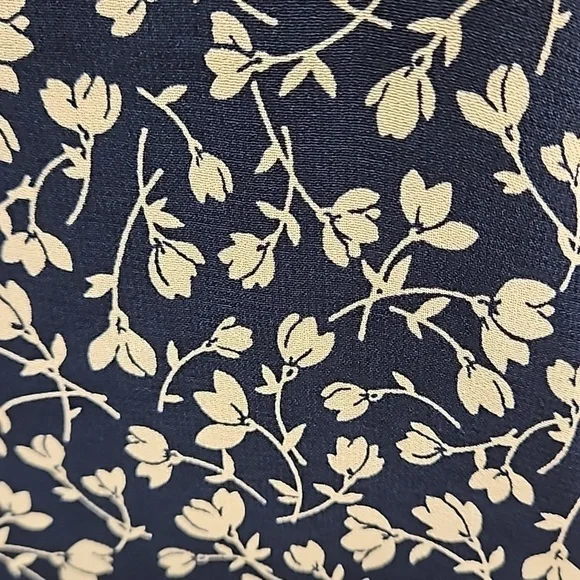 💕REFORMATION💕 Hannah Dress ~ Elyse Blue with White Micro Floral Print 4 NWOT